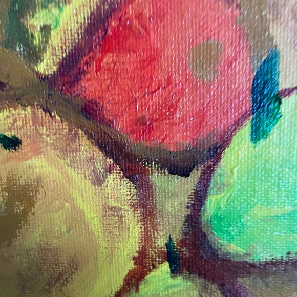 Peaches Handmade Original Watercolor - Picture 3 of 3